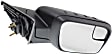 Passenger Side Mirror, Power, Manual Folding, Non-Heated, Textured Black, No Signal Light, No Memory, No Puddle Light, No Auto-Dimming, With Blind Spot Glass