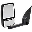 4-bolt mount, Driver Side Towing Mirror, Manual Adjust, Non-Heated, Manual Folding, Paintable, No Signal Light, No Memory, No Puddle Light, No Auto-Dimming, No Blind Spot Feature