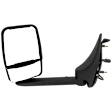 Driver Side Towing Mirror, Power Adjust, Non-Heated, Manual Folding, Paintable, No Signal Light, No Memory, No Puddle Light, No Auto-Dim, No Blind Spot Feature