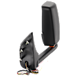4-bolt mount, Passenger Side Towing Mirror, Power Adjust, Non-Heated, Manual Folding, Paintable, In-housing Signal Light, No Memory, No Puddle Light, No Auto-Dimming, No Blind Spot Feature