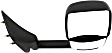 4-bolt mount, Passenger Side Towing Mirror, Manual Adjust, Non-Heated, Manual Folding, Paintable, No Signal Light, No Memory, No Puddle Light, No Auto-Dimming, No Blind Spot Feature