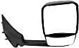 4-bolt mount, Passenger Side Towing Mirror, Manual Adjust, Non-Heated, Manual Folding, Paintable, No Signal Light, No Memory, No Puddle Light, No Auto-Dimming, No Blind Spot Feature