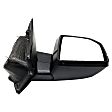 2016 Ford F-150 Lariat - Passenger Side Mirror, Power Adjust, Heated, Textured Black, Manual Folding, In-housing Signal Light, With Blind Spot Detection in Glass, No Memory, No Puddle Light, No Auto-Dimming