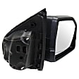 2016 Ford F-150 Lariat - Passenger Side Mirror, Power Adjust, Heated, Textured Black, Manual Folding, In-housing Signal Light, With Blind Spot Detection in Glass, No Memory, No Puddle Light, No Auto-Dimming