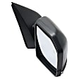 2016 Ford F-150 Lariat - Passenger Side Mirror, Power Adjust, Heated, Textured Black, Manual Folding, In-housing Signal Light, With Blind Spot Detection in Glass, No Memory, No Puddle Light, No Auto-Dimming
