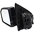2016 Ford F-150 - Driver Side Mirror, Power Adjust, Heated, Paintable, Power Folding, In-housing Signal Light, With Blind Spot Detection in Glass, With Memory, With Puddle Light, No Auto-Dim