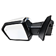 Driver Side Mirror, Power, Heated, Chrome, Power Folding, with Signal Light, BSD, Memory, Puddle Light, No Auto-Dimming