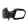 Passenger Side Mirror, Power Adjust, Heated, Power Folding, Chrome, In-housing Signal Light, With Memory, With Puddle Light, No Auto-Dimming, With Blind Spot Detection in Glass