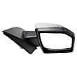 Passenger Side Mirror, Power Adjust, Heated, Power Folding, Chrome, In-housing Signal Light, With Memory, With Puddle Light, No Auto-Dimming, With Blind Spot Detection in Glass