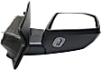 2016 Ford F-150 Lariat - Passenger Side Mirror, Power Adjust, Heated, Textured Black, Manual Folding, In-housing Signal Light, With Blind Spot Detection in Glass, No Memory, With Puddle Light, No Auto-Dimming, Extended Cab Pickup