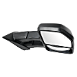 2017 Ford F-150 - Passenger Side Towing Mirror, Power Adjust, Heated, Textured Black, Power Folding, In-housing Signal Light, With Blind Spot Detection in Glass, With Memory, With Puddle Light, No Auto-Dimming