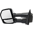 2017 Ford F-150 - Driver Side Towing Mirror, Power Adjust, Heated, Chrome, Power Folding, In-housing Signal Light, With Blind Spot Detection in Glass, With Memory, With Puddle Light, No Auto-Dimming, Extended Cab Pickup