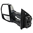 2017 Ford F-150 - Driver Side Towing Mirror, Power Adjust, Heated, Chrome, Power Folding, In-housing Signal Light, With Blind Spot Detection in Glass, With Memory, With Puddle Light, No Auto-Dimming, Extended Cab Pickup