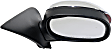 Crew Cab Pickup Passenger Side Mirror, Power Adjust, Non-Heated, Manual Folding, Chrome, In-housing Signal Light, No Memory, No Puddle Light, No Auto-Dim, No Blind Spot Feature
