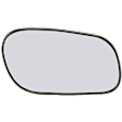 Passenger Side Mirror Glass, Non-Heated, No Blind Spot Feature