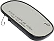 Passenger Side Mirror Glass, Heated, No Blind Spot Feature