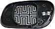 Passenger Side Mirror Glass, Heated, No Blind Spot Feature