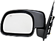 Driver Side Mirror, Non-Towing, Power Adjust, Manual Folding, Heated, Textured Black, No Signal Light, No Memory, No Puddle Light, No Auto-Dimming, No Blind Spot Feature