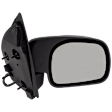Passenger Side Mirror, Non-Towing, Power Adjust, Manual Folding, Heated, Textured Black, No Signal Light, No Memory, No Puddle Light, No Auto-Dimming, No Blind Spot Feature