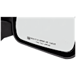 Passenger Side Mirror, Non-Towing, Power Adjust, Manual Folding, Heated, Textured Black, No Signal Light, No Memory, No Puddle Light, No Auto-Dimming, No Blind Spot Feature