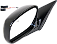 Driver Side Mirror, Power Adjust, Manual Folding, Heated, Paintable, No Signal Light, With memory, No Puddle Light, No Auto-Dimming, No Blind Spot Feature