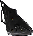 Driver Side Mirror, Power Adjust, Manual Folding, Non-Heated, Paintable, No Signal Light and Memory, With Puddle Light, No Auto-Dim and Blind Spot, For Models Without Convenience Package