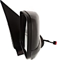 Passenger Side Mirror, Power, Manual Folding, Non-Heated, Paintable, No Signal Light and Memory, With Puddle Light, No Auto-Dim and Blind Spot, For Models Without Convenience Package