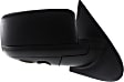 Passenger Side Mirror, Power, Manual Folding, Non-Heated, Paintable, No Signal Light and Memory, With Puddle Light, No Auto-Dim and Blind Spot, For Models Without Convenience Package