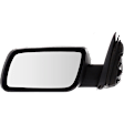 Driver Side Mirror, Power Adjust, Manual Folding, Non-Heated, Textured Black, No Signal Light, No Memory, No Puddle Light, No Auto-Dimming, No Blind Spot Feature