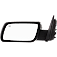 Driver Side Mirror, Power Adjust, Manual Folding, Heated, Paintable, No Signal Light, No Memory, No Puddle Light, No Auto-Dimming, No Blind Spot Feature