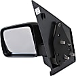 Driver Side Mirror, Manual Adjust, Non-Heated, Manual Folding, Paintable, No Signal Light, No Memory, No Puddle Light, No Auto-Dim, No Blind Spot Feature