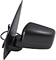 Driver Side Mirror, Power Adjust, Heated, Manual Folding, Textured Black, No Signal Light, No Memory, No Puddle Light, No Auto-Dim, No Blind Spot Feature