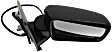 Passenger Side Mirror, Power Adjust, Heated, Manual Folding, Textured Black, No Signal Light, No Memory, No Puddle Light, No Auto-Dim, No Blind Spot Feature