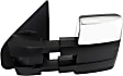 2012 Ford F-150 - Driver Side Towing Mirror, Power Adjust, Heated, Chrome, Manual Folding, In-housing Signal Light, With Blind Spot Glass, With Memory, With Puddle Light, No Auto-Dim