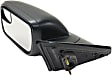 Driver Side Mirror, Power Adjust, Manual Folding, Non-Heated, Textured Black, No Signal Light, No Memory, No Puddle Light, No Auto-Dimming, With Blind Spot Glass