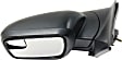 Driver Side Mirror, Power Adjust, Manual Folding, Non-Heated, Textured Black, No Signal Light, No Memory, No Puddle Light, No Auto-Dimming, With Blind Spot Glass