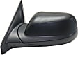 Driver Side Mirror, Power Adjust, Manual Folding, Non-Heated, Textured Black, No Signal Light, No Memory, No Puddle Light, No Auto-Dimming, With Blind Spot Glass