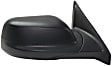 2017 Ford Explorer Sport - Passenger Side Mirror, Power Adjust, Non-Heated, Textured Black, Manual Folding, No Signal Light, With Blind Spot Glass, No Memory, No Puddle Light, No Auto-Dimming