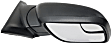 2017 Ford Explorer Sport - Passenger Side Mirror, Power Adjust, Non-Heated, Textured Black, Manual Folding, No Signal Light, With Blind Spot Glass, No Memory, No Puddle Light, No Auto-Dimming