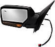 Driver Side Mirror, Non-Towing, Power Adjust, Power Folding, Heated, Paintable, In-housing Signal Light, With memory, With Puddle Light, No Auto-Dimming, No Blind Spot Feature