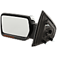 Driver Side Mirror, Power Adjust, Heated, Manual Folding, Chrome, In-housing Signal Light, With Memory, No Puddle Light, No Auto-Dim, No Blind Spot Feature
