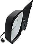 2012 Ford E-150 - Driver Side Mirror, Power, Non-Heated, Textured Black, Manual Folding, No Signal Light, No Blind Spot Feature, No Memory, No Puddle Light, No Auto-Dimming