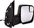 2010 Ford E-150 - Passenger Side Mirror, Power, Non-Heated, Textured Black, Manual Folding, No Signal Light, No Blind Spot Feature, No Memory, No Puddle Light, No Auto-Dimming