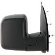 4-bolt mount, Passenger Side Mirror, Manual Adjust, Non-Heated, Manual Folding, Textured Black, No Signal Light, No Memory, No Puddle Light, No Auto-Dimming, No Blind Spot Feature
