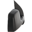4-bolt mount, Passenger Side Mirror, Manual Adjust, Non-Heated, Manual Folding, Textured Black, No Signal Light, No Memory, No Puddle Light, No Auto-Dimming, No Blind Spot Feature