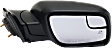 2017 Ford Explorer XLT - Passenger Side Mirror, Power Adjust, Heated, Paintable, Power Folding, In-housing Signal Light, With Blind Spot Glass, With Memory, With Puddle Light, No Auto-Dimming