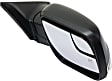 2017 Ford Explorer XLT - Passenger Side Mirror, Power Adjust, Heated, Paintable, Power Folding, In-housing Signal Light, With Blind Spot Glass, With Memory, With Puddle Light, No Auto-Dimming