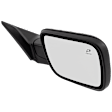 Passenger Side Mirror, Power Adjust, Power Folding, Heated, Paintable, In-housing Signal Light, With memory, With Puddle Light, No Auto-Dimming, No Blind Spot Feature