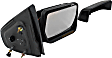 2007 Ford F-150 FX4 - Passenger Side Mirror, Power Adjust, Heated, Paintable, Manual Folding, In-housing Signal Light, No Blind Spot Feature, No Memory, No Puddle Light, No Auto-Dimming