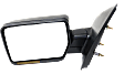 Driver Side Mirror, Power Adjust, Heated, Manual Folding, Textured Black, In-housing Signal Light, No Memory, No Puddle Light, No Auto-Dim, No Blind Spot Feature